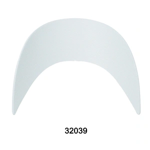 Customized White PE Hat Peaks Cap Visor Peak accessories