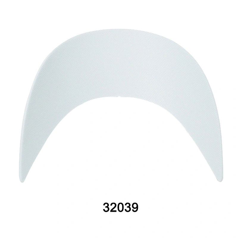 Customized White PE Hat Peaks Cap Visor Peak accessories
