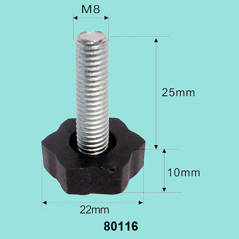 Plastic Hexagon screw adjustable feet
