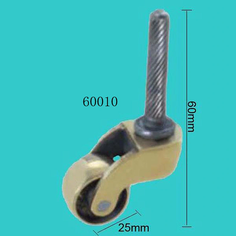 Brass Chair Caster, Caster Wheel in Furniture, Adjustable Brass Caster QW60010