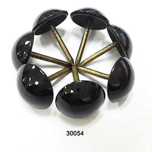 Gross black dome nail head for furniture 30054