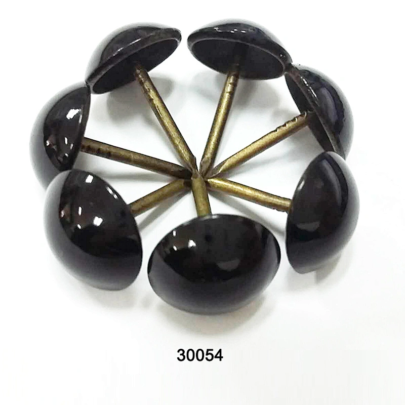 Gross black dome nail head for furniture 30054
