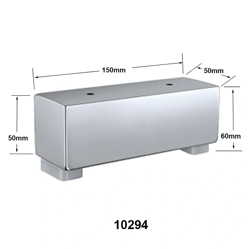 50mm square tubes Metal Furniture Legs Modern Sofa Legs