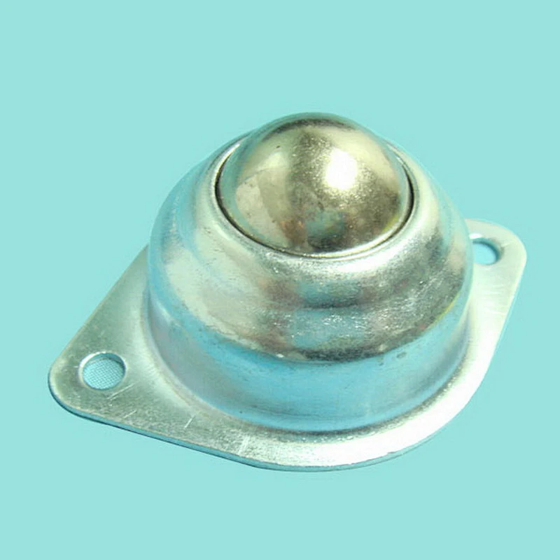 Bearing 90KGS Duty Zinc Alloy Plated Round Metal Caster Wheel