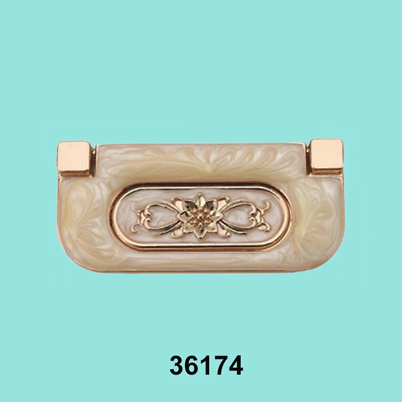 Fashion zinc alloy square furniture funky cabinet door knobs