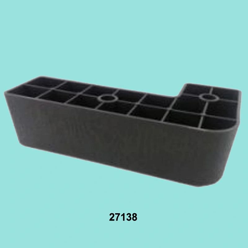 L Shape Plastic Legs with simulated wooden grain finished