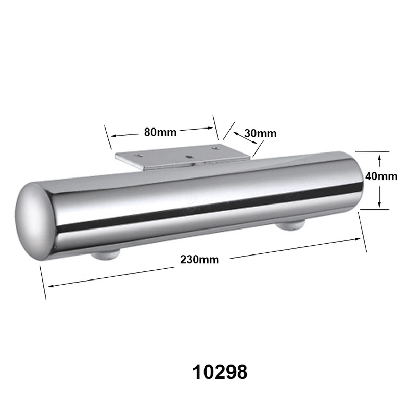 Circular tube Sealing pipe Chrome Furniture Metal Sofa Leg