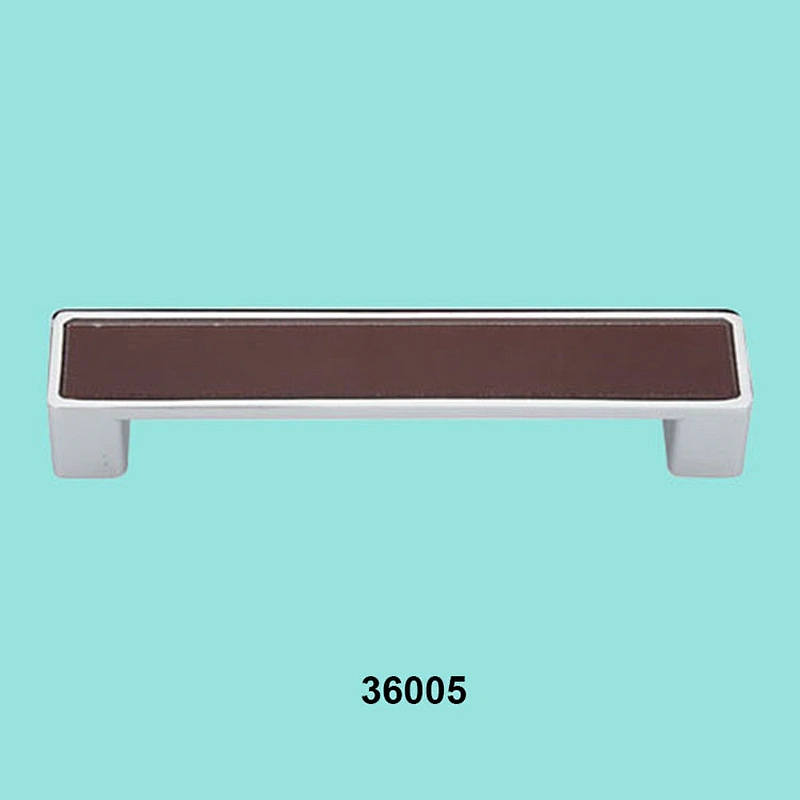 Square furniture knob zinc alloy cabinet glass handle