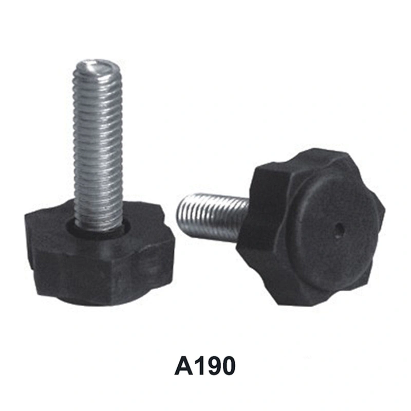 Adjustable plastic furniture glide and leveling feet glides