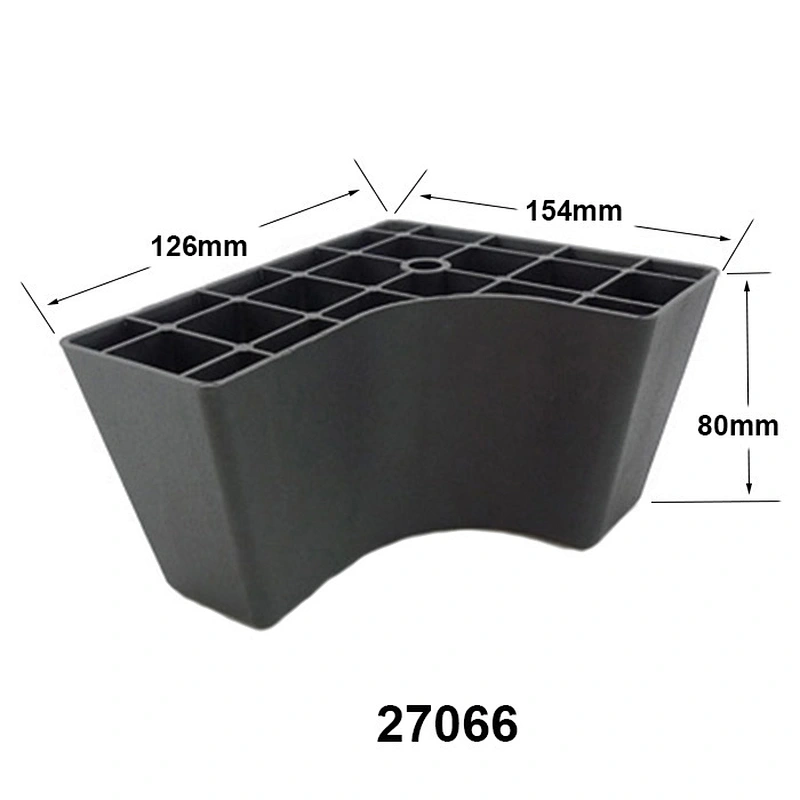 L type black plastic table furniture legs Sofa Legs Replacement
