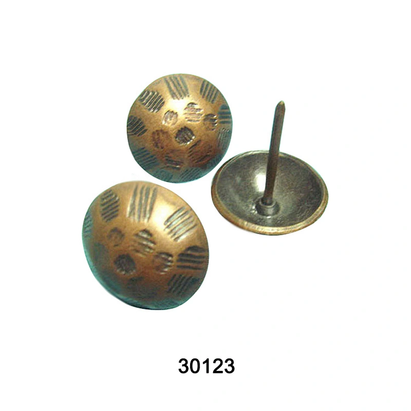 Manufacturing High Quality Antique Copper Plated Iron Pin for Sofas