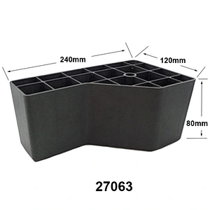 H80 Cabinet Adjustable Leg L type plastic furniture legs