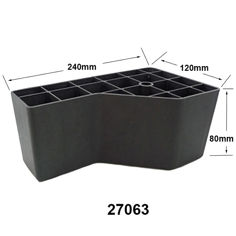 H80 Cabinet Adjustable Leg L type plastic furniture legs