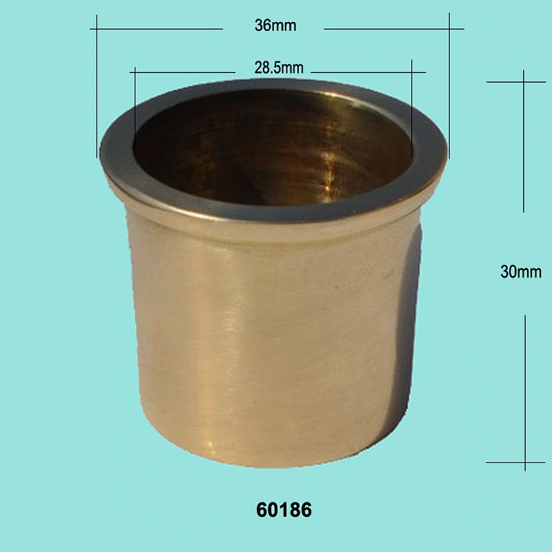 Round furniture wheel brass caster cups made in China