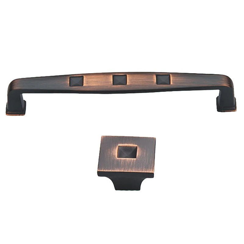Zinc alloy Antique Metal Recessed Flush Cabinet Handle and knob