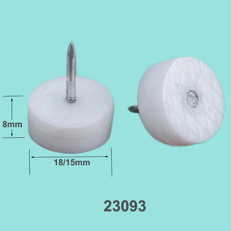 Plastic small furniture glides for outdoor furniture