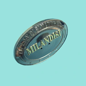Plastic Air Hole for Mattress with Golden Embossed Logo