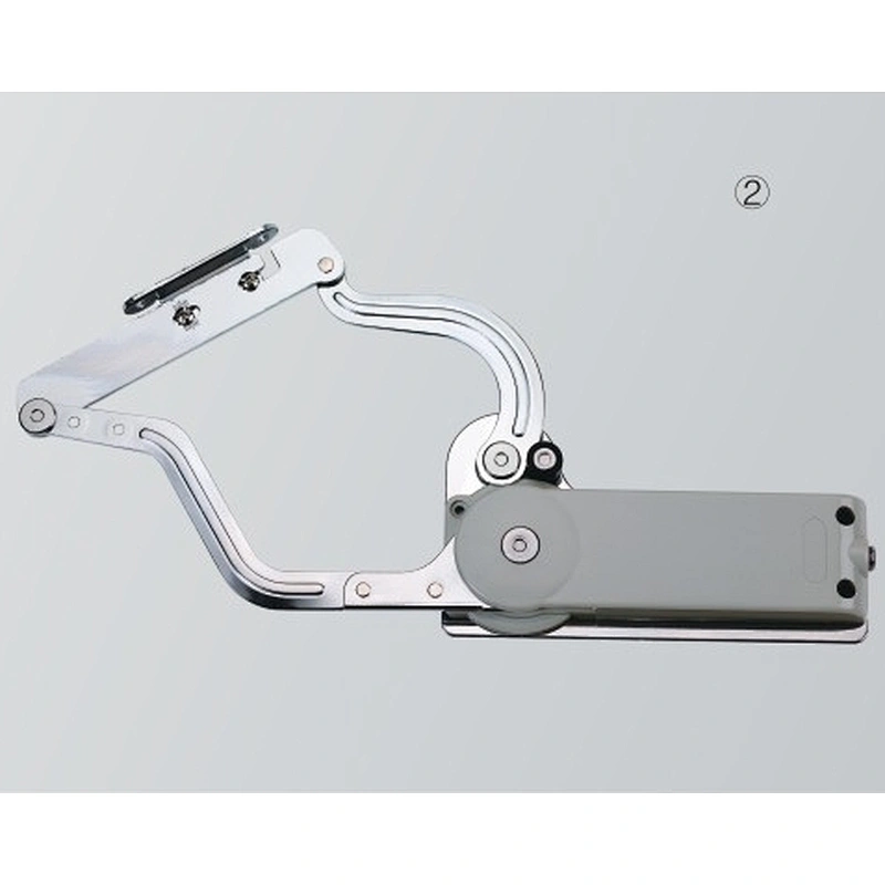 Cabinet upturning pneumatic door support