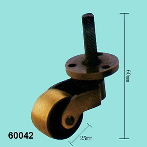 Manufacturing Brass Round Furniture Caster Chair Wheel