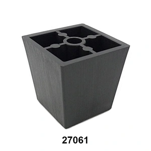 Square Type wooden finish plastic furniture sofa corner leg