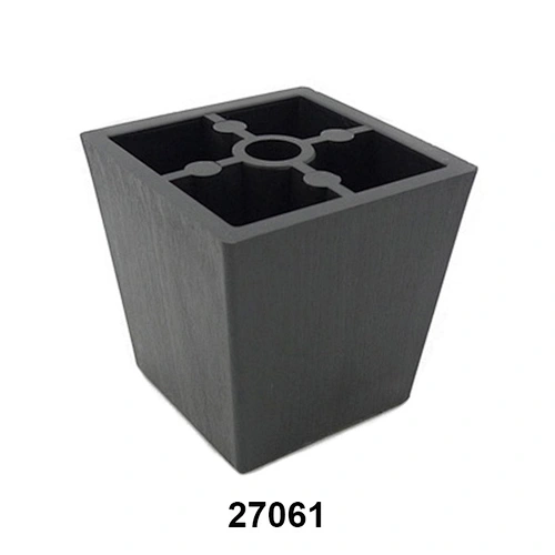 Square Type wooden finish plastic furniture sofa corner leg