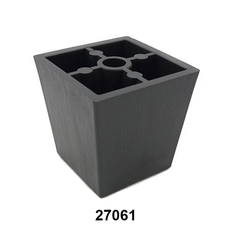 Square Type wooden finish plastic furniture sofa corner leg