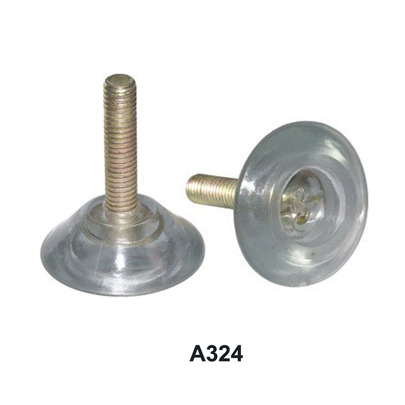 Transparent PVC kitchen cabinet adjustable feet