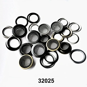 Metal small round mesh eyelet and grommets