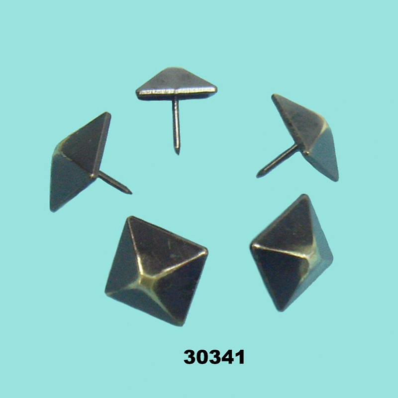 Upholstery square pyramid sofa nails,fasteners studs for furniture