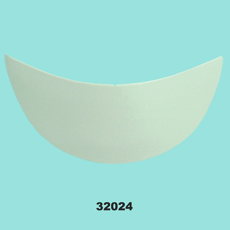 Plastic curved insert sun visor for caps