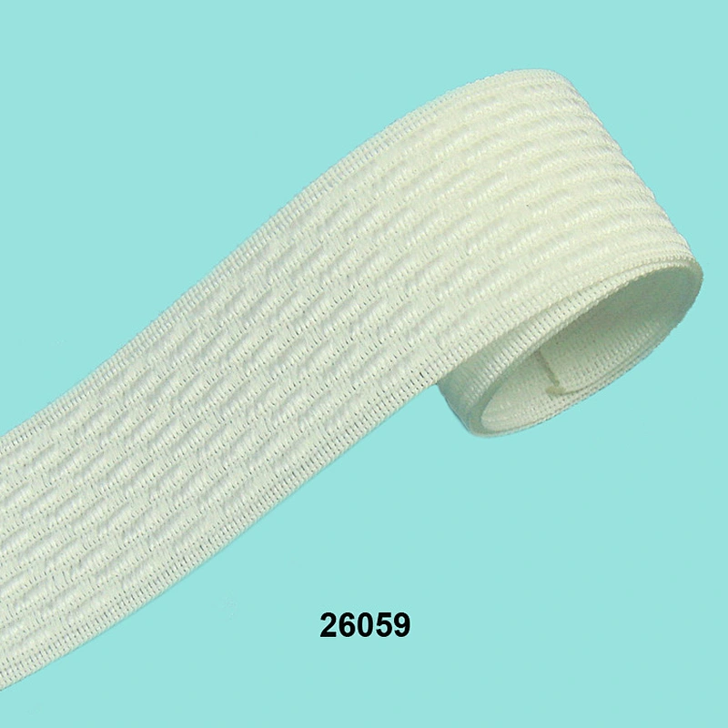 White mattress accessories non-slip polyester elastic tape