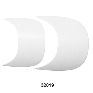 Customized White PE Hat Peaks Cap Parts Visor Peaks