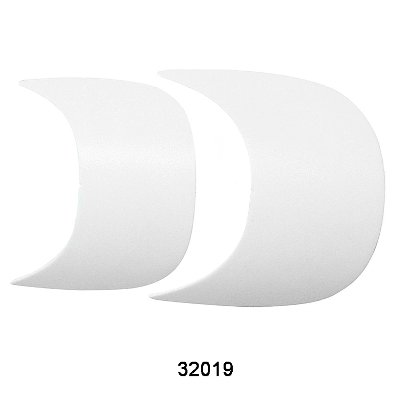 Customized White PE Hat Peaks Cap Parts Visor Peaks