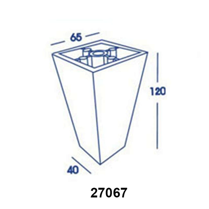 Square Type wooden finish plastic furniture sofa corner leg