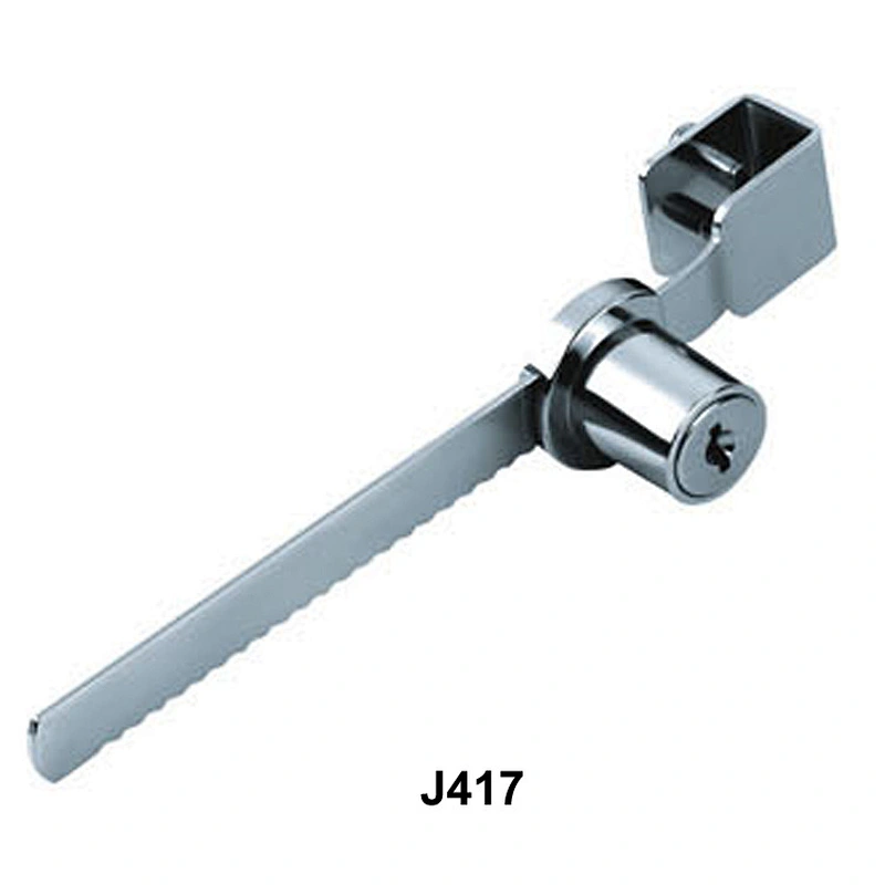 Practical and durable Safety Glass Drawer Lock with Long Trail two keys