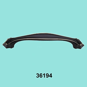 Zinc alloy black cabinet handle pull handle for leather furniture