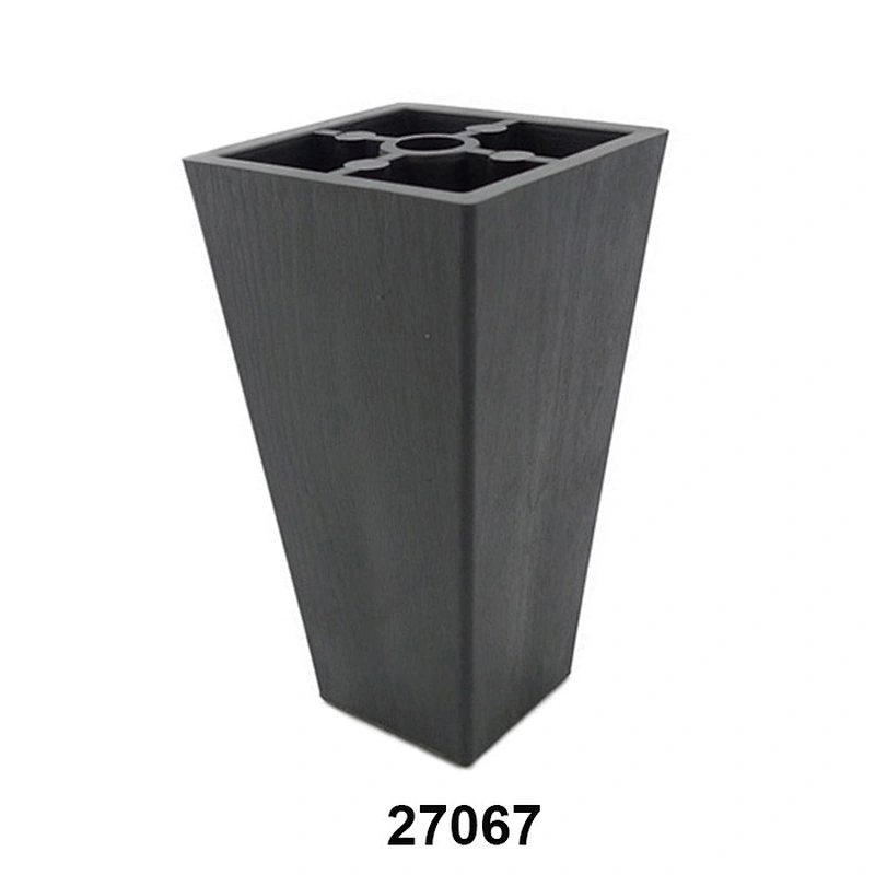 Square Type wooden finish plastic furniture sofa corner leg