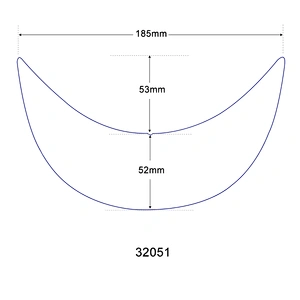 PE Visor For Cap 32051