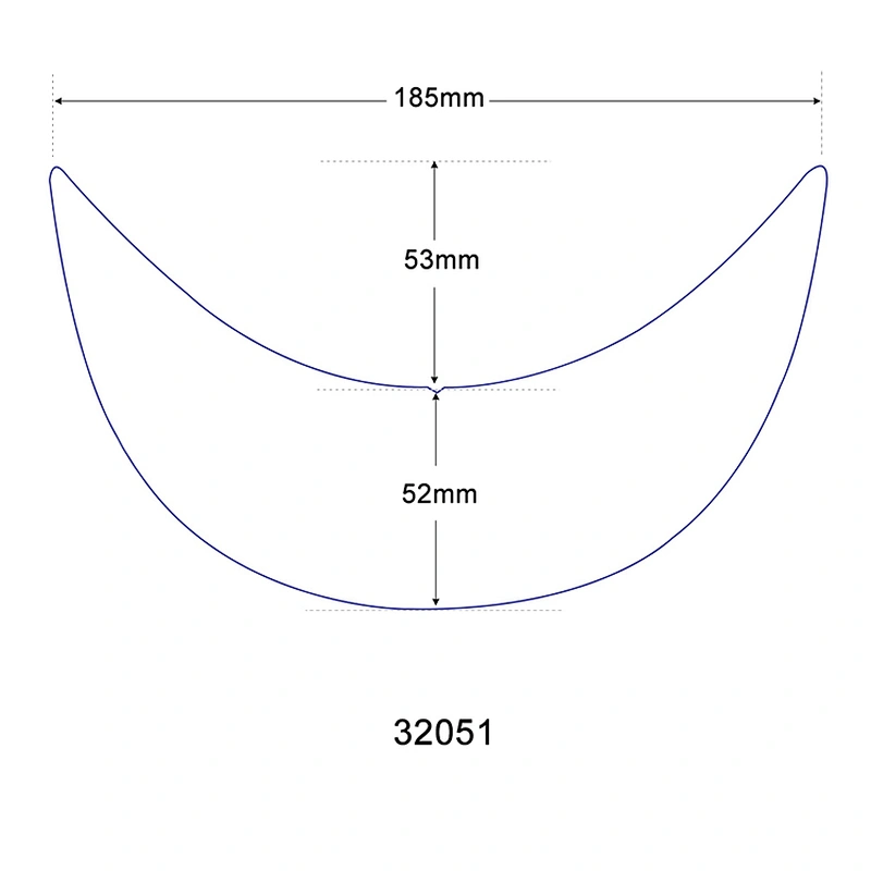 PE Visor For Cap 32051