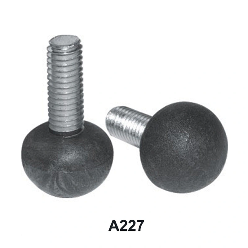 Round head sphere furniture adjustable threaded footing