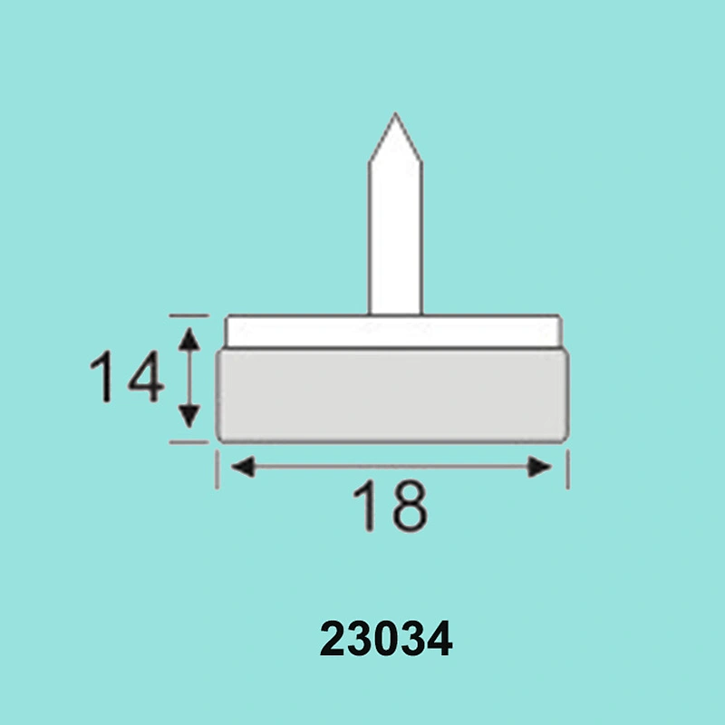 Customized chair foot glides,furniture plastic feet nails