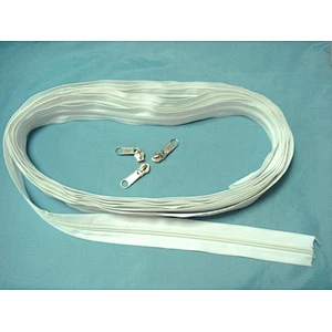 Black long chain nylon zipper for furniture sofa