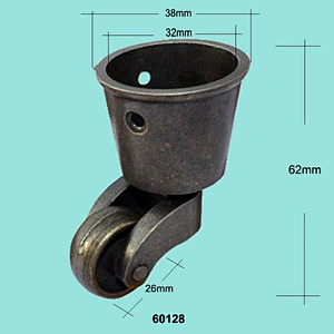 Antique processing small brass sofa caster wheel 60128