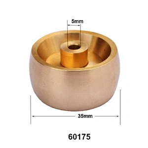 Round single brass wheel for caster parts furniture accessories