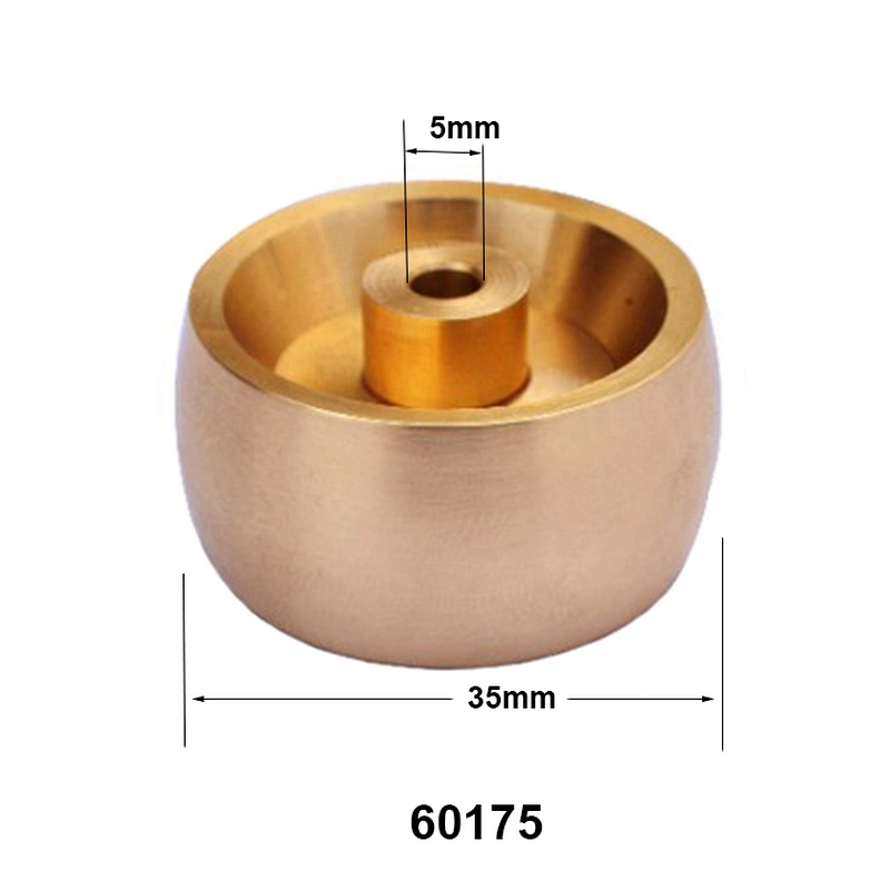 Round single brass wheel for caster parts furniture accessories