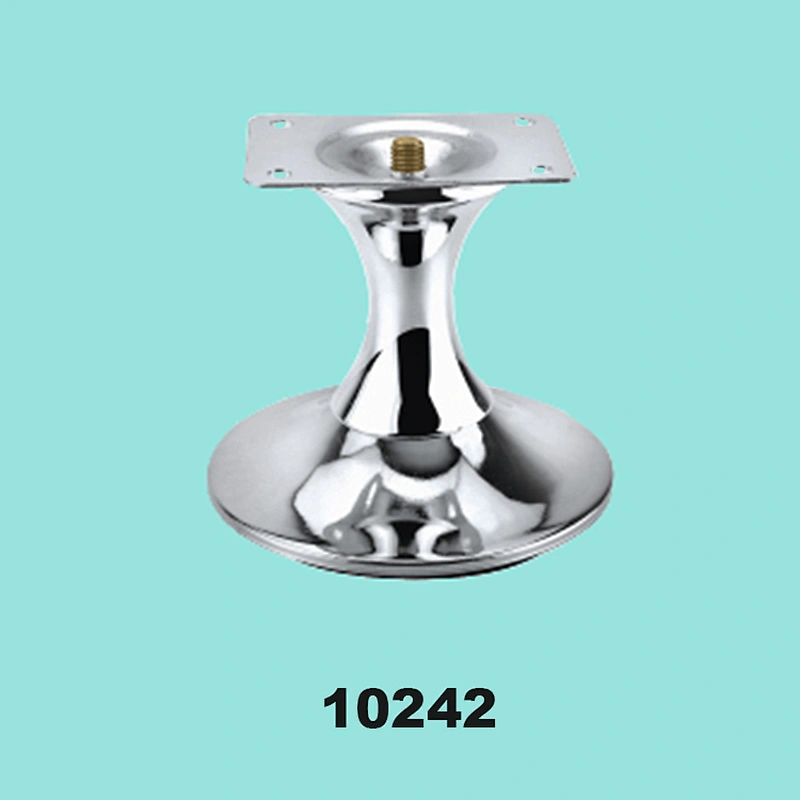 Flower vase shape Metal Furniture Leg with 100mm Horn base