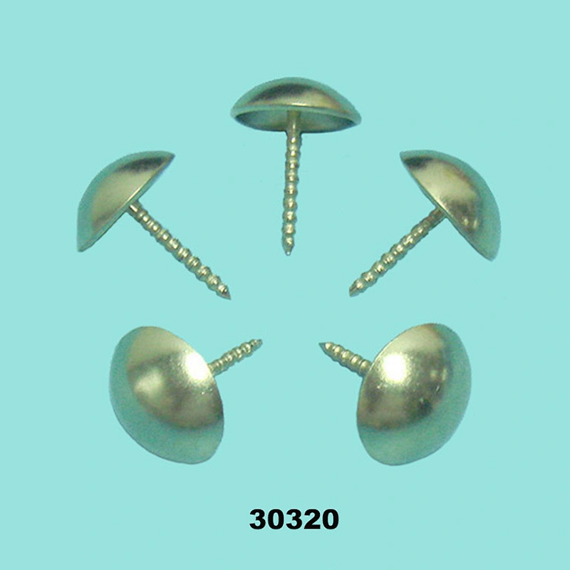 Universal Sizes Brass Furniture Nails,Round Head Brass Nails