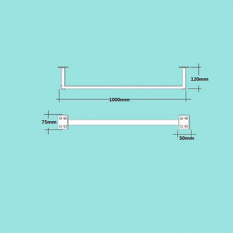 L1000*H120mm stainless steel metal sofa leg