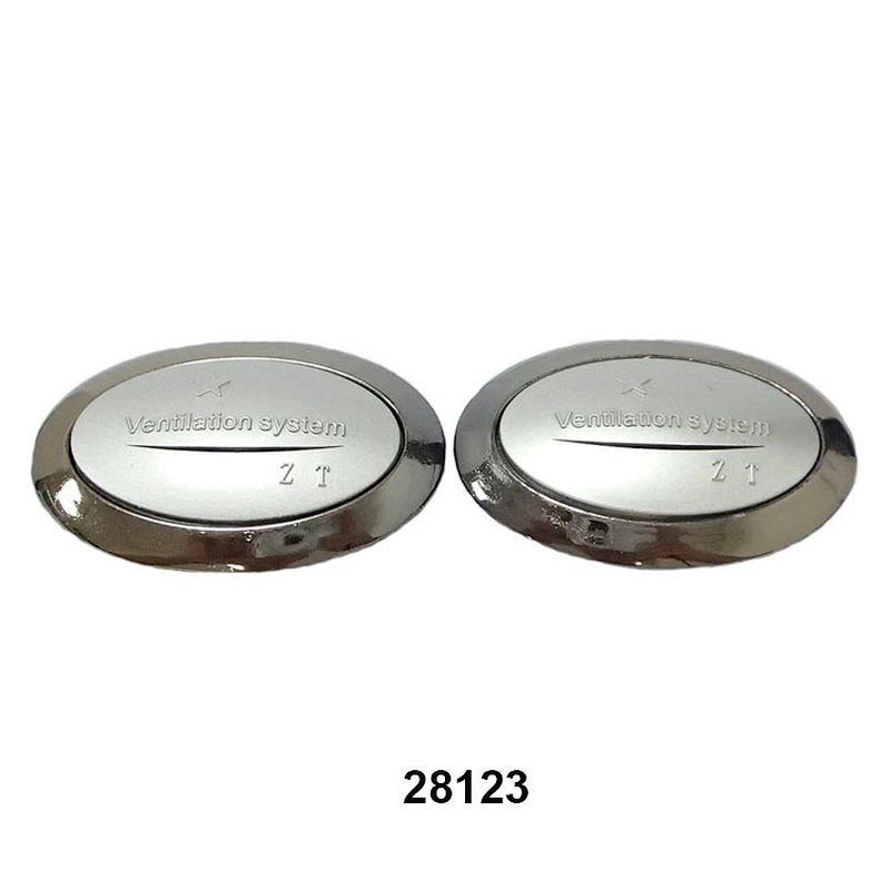 Plastic silver oval Shape Air Vents Mattress Ventilators