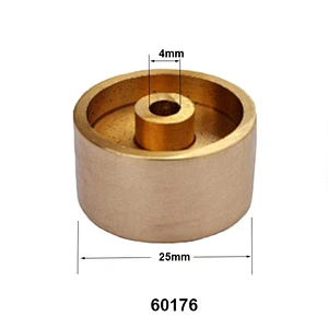 Round single brass wheel for caster parts furniture accessories